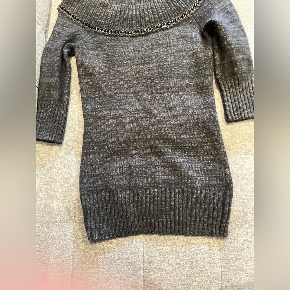 Armani Exchange elegant dark blue sweater
